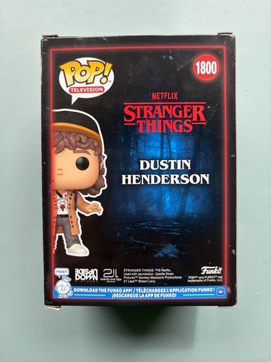 Funko Pop - Dustin Henderson 1800 - Stranger Things - Vinyl Action Figure