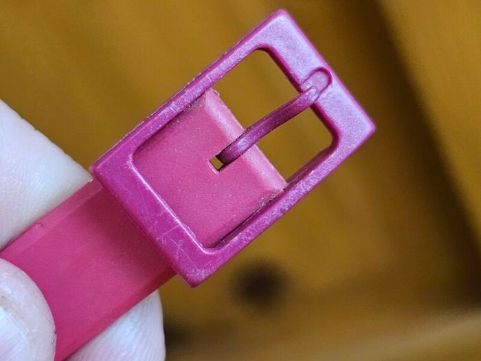 Vintage Swiss Made 1990s Tag Heuer Formula 1 Dark Pink Plastic Lady's Swiss Watch Quartz
