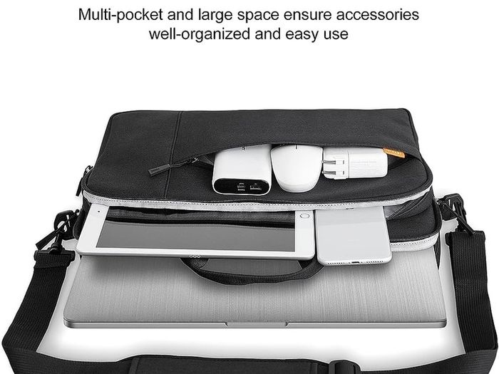16 Inch Laptop Bag Case, Waterproof Slim Computer Sleeve Cover Compatible with MacBook Air/Pro 15/16, Surface Book 3/2 15, Dell Inspiron 15.6, HP Pavilion 15.6, Samsung Chromebook 15.6