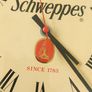 Schweppes advertising pub wall clock ,very clean nice condition working, see pictures for condition,sold as seen . Image 5