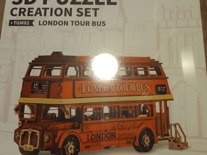 rolife london bus tour 3d model puzzle  arts and crafts gift set