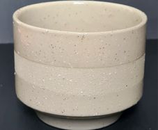 Beige Speckled Ceramic Plant Pot Minimalist Planter 10cm