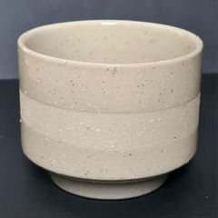 Beige Speckled Ceramic Plant Pot Minimalist Planter 10cm