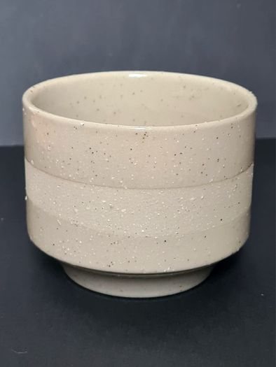 Beige Speckled Ceramic Plant Pot Minimalist Planter 10cm