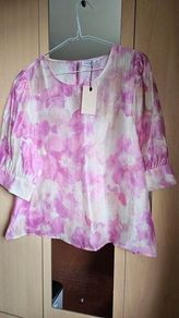 BNWT - Gallery Pink Print Top UK 16