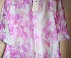 BNWT - Gallery Pink Print Top UK 16