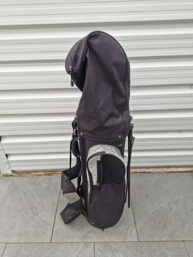 golf bag and clubs
