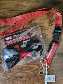 Deadpool Bowtie and Lanyard