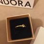pandora ring gold 925 ring with gem detail Image 5