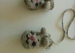 Woolen very warm mittens for 2.5-4 years old