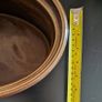 Brown Stoneware Baking Dish Large 30cm Round Vintage Casserole Bowl Image 5