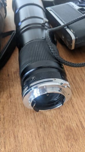 Vintage Olympus Camera and lenses