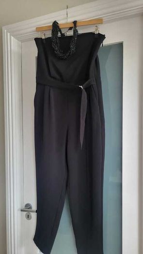 PRIMARK black jumpsuit with pockets Sz 14