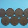 Great Britain. Elizabeth II. 7x1p coins (1961-1967) Run of the Years Image 2