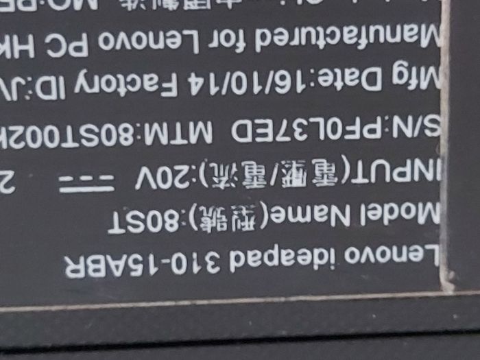 Lenovo Ideapad 310-15ABR, Model 80ST, AMD A10-9600P R5, `10 Compute Cores, 4C + 6G, 2.4GHz, Windows 10, Microsoft Edge, Chrome, and VLC