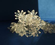 SALE!  Clear Beaded Napkin Holders - New, Set of 8
