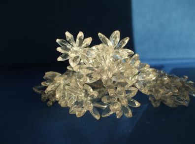 SALE!  Clear Beaded Napkin Holders - New, Set of 8