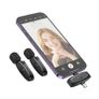 Dual Microphone iphone Type C Crystal Lavalier Wireless Digital Microphone Image 2