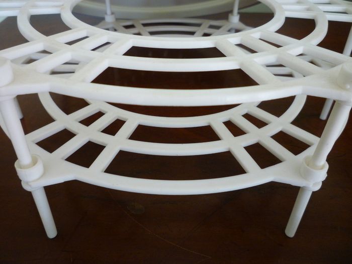 Microwave Plate Stacker & Collapsible Cover. Heat Up To 3 Dinners At Once. Excellent Condition. All fold flat for easy storage