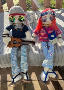 Hippies Handmade Shelf Sitters