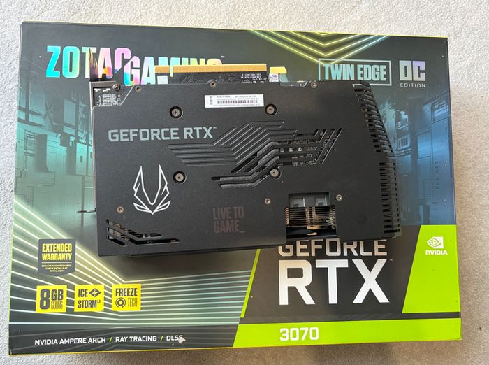 Zotac Gaming RTX 3070 8G-DDR6 graphics card