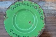 Vintage Irish Enamel Pub Ashtray / Tray - Cantrell &amp; Cochrane Dublin (W.E. Till)