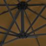 Cantilever Umbrella with Steel Pole Taupe 250x250 cm Image 2