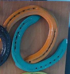 Lucky Decorated Irish horseshoes Twin Pack