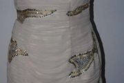Lipsy London cream sequin mini dess size UK8 EU36 Postage included