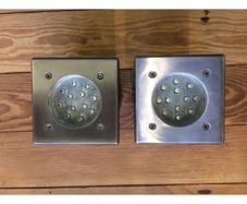 Lights  Recessed Floor Stainless Steel  Set of 2  Style 1