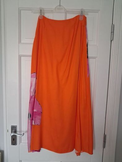 Ted Baker Bethhie Skirt - Orange - Size 3 UK 12 - BNWT RRP 155