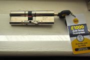 Yale anti snap 3 star Euro double cylinder 45:50 95mm