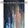 Title: The Drowning Light, XL Abstract painting, by artist Helen Mathews Image 4