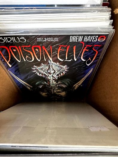 Indie Long Comic Box w 250 Comics for Sale