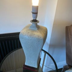 Ceramic Grey Table Lamp