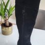 OFFICE black suede Over the Knee (OTK) high boots Sz 7 (Fit 7-8UK) - Rrp 150 (New) Image 6