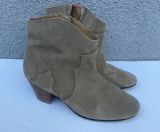 Isabel Marant Etoile Suede Ankle Boots Size Uk 6