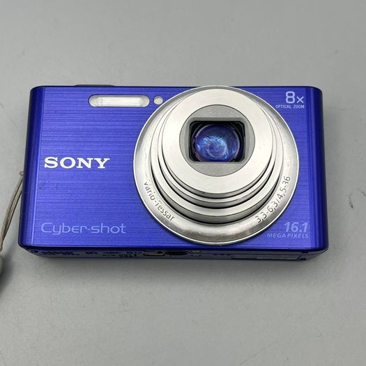 Sony DSC-W730 16.1MP Digital Camera Blue - Full Kit