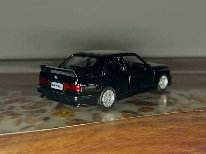 Black BMW E30 M3 1/36 Model