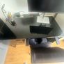 Tempered glass office desk Image 4