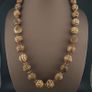 Burmese Antique Pumtek Pyu 18-19 mm Beads Necklace 24 inches Image 5