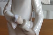 Exquisite Lladro NAO Angel (8" tall) and Butter Churn or Honey Pot made in Spain
