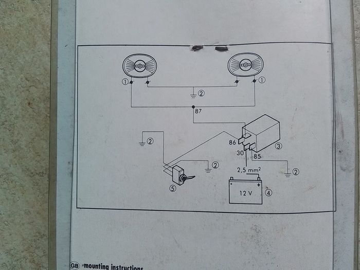 Spotlamp Wiring Harness.