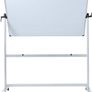 Double-Sided Magnetic Revolving Mobile Whiteboard, Aluminium Frame & Stand,W110xH75 (FREE POSTAGE) Image 5