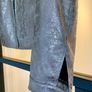 Metallic/gold biker style faux leather jacket Size XL UK 12-14 Image 6