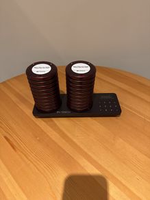 Retekess TD163 Wireless Restaurant Paging System with 20 Coaster Buzzers