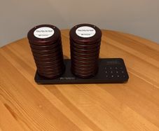 Retekess TD163 Wireless Restaurant Paging System with 20 Coaster Buzzers