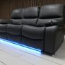 3 Seater Rita Plus Electric Leather Recliner Sofa Image 2