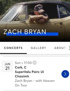 Zach Bryan Ticket