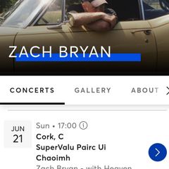Zach Bryan Ticket